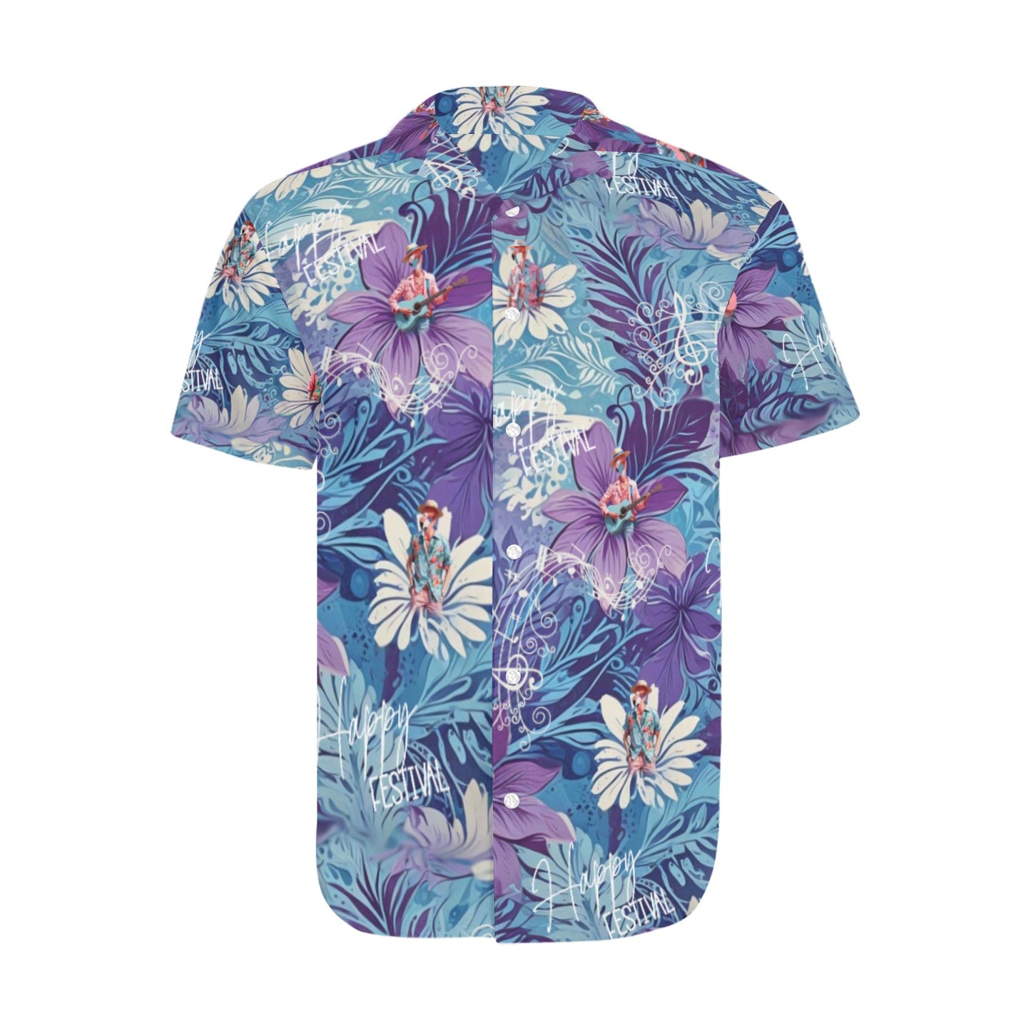 Men's Short Sleeve Shirt With Lapel Collar (Model T54)