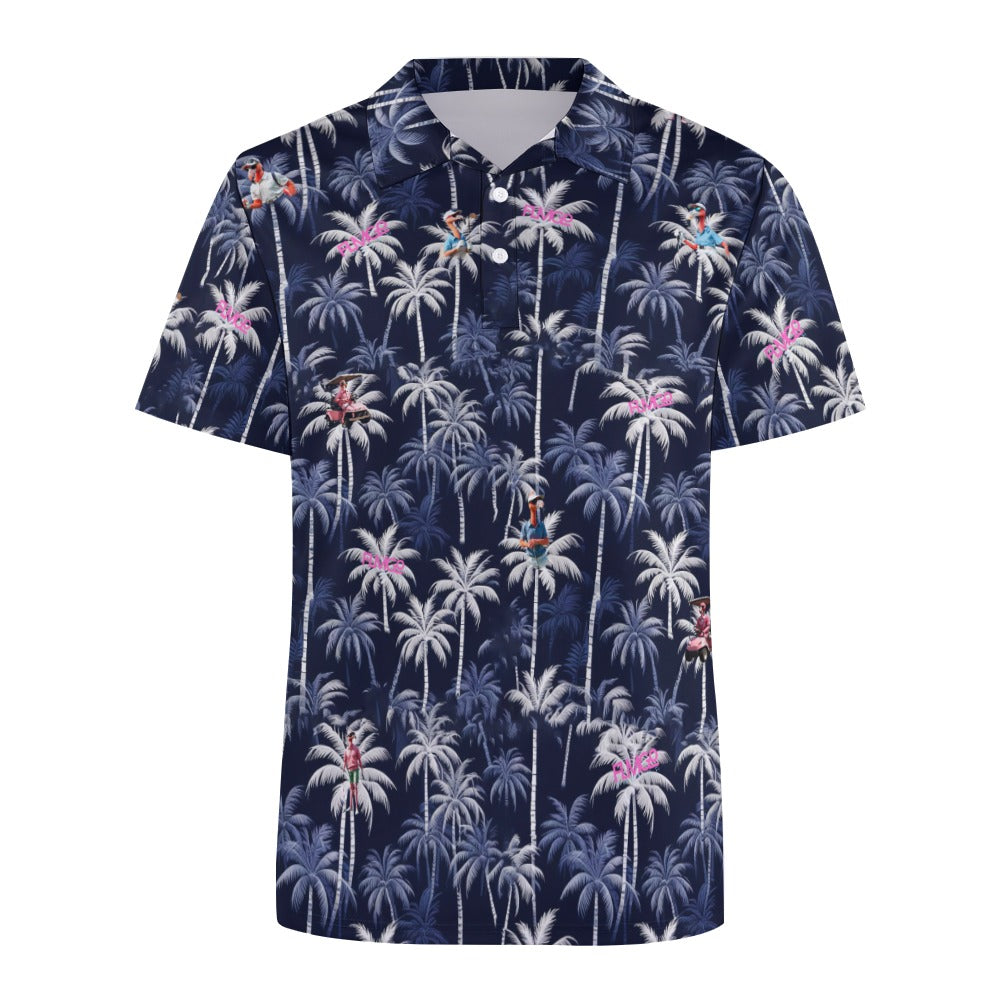 European Sode POLO Straight Shirt