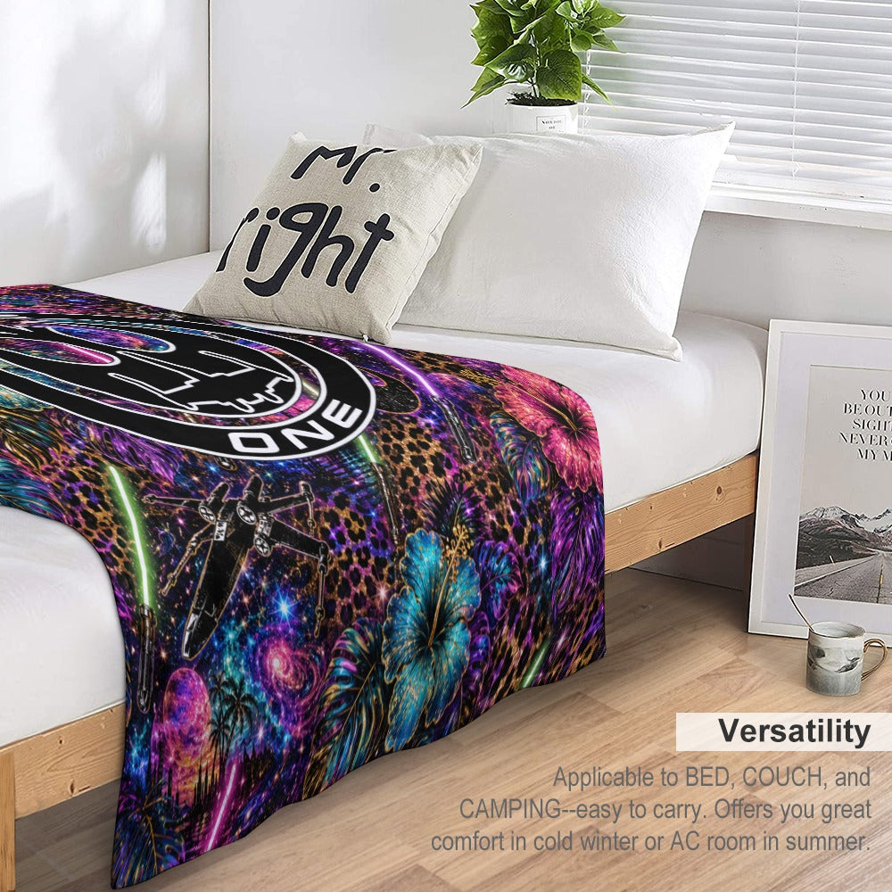 Ultra-Soft Flannel Blanket Multiple Sizes